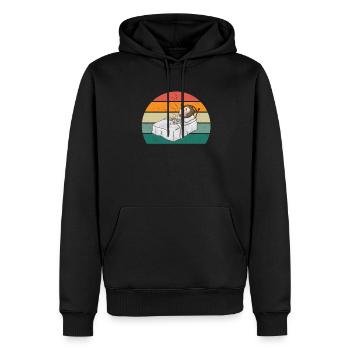 Snorer Snorer Tractor Motor Snoring - Men’s Premium Organic Hoodie - black - Front - Nico (187cm)