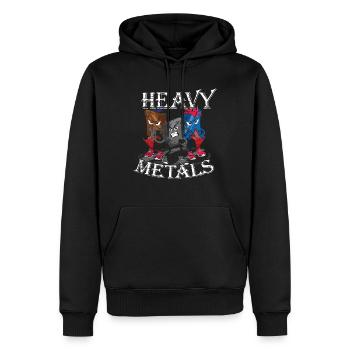 Chemical Element Heavy Rock Hand Metal Musik Liebhaber - Männer Premium Bio Hoodie - Schwarz - Vorne - Nico (187cm)