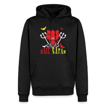 Kawaii Satan Devil Metal Musik Liebhaber Rock - Männer Premium Bio Hoodie - Schwarz - Vorne - Nico (187cm)