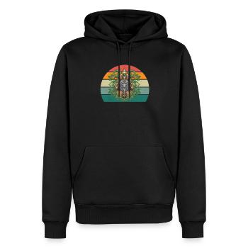 devil devilish satan evil hell fear horror - Men’s Premium Organic Hoodie - black - Front - Nico (187cm)