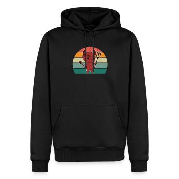 devil devilish satan evil hell fear horror - Men’s Premium Organic Hoodie - black - Front - Nico (187cm)