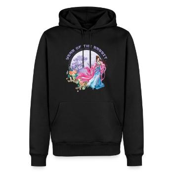 Majestic Rabbit 2023 Year Happy Chinese New Year - Männer Premium Bio Hoodie - Schwarz - Vorne - Nico (187cm)