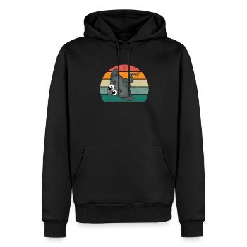 Stingrays Devil rays Flies Gliding Rays - Men’s Premium Organic Hoodie - black - Front - Nico (187cm)
