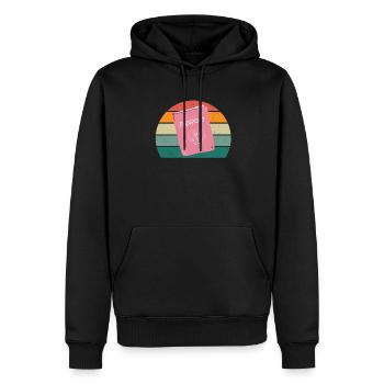 Reisen Reisender Reisender Ferien Urlauber Urlaub - Männer Premium Bio Hoodie - Schwarz - Vorne - Nico (187cm)