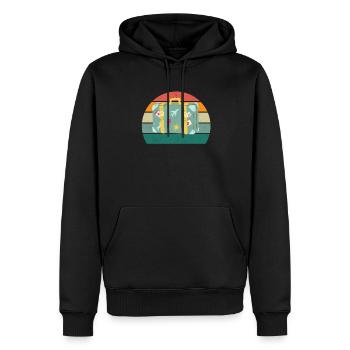 Reisen Reisender Reisender Ferien Urlauber Urlaub - Männer Premium Bio Hoodie - Schwarz - Vorne - Nico (187cm)