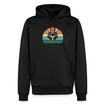 rats rat maman rat papa maison rat égout rat rat - Sweat à capuche Premium bio Homme - noir - Devant - Nico (187cm)