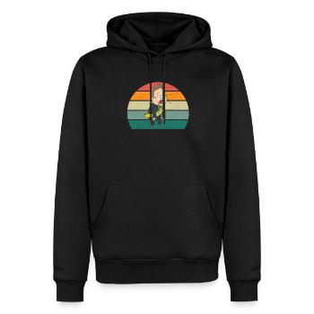 Politicians Politician Society Makes Politics - Men’s Premium Organic Hoodie - black - Front - Nico (187cm)