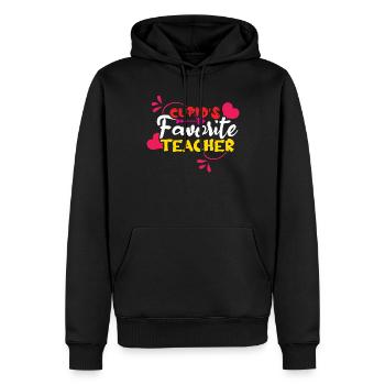 Cupidon Professeur préféré Saint-Valentin - Sweat à capuche Premium bio Homme - noir - Devant - Nico (187cm)
