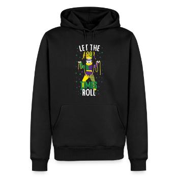 Jester Clown Festival Parade Beads Mardi Gras - Männer Premium Bio Hoodie - Schwarz - Vorne - Nico (187cm)