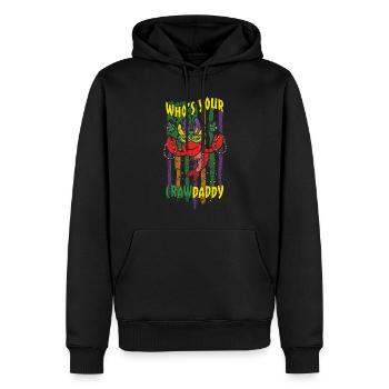 Crawfish Daddy Festival Parade Beads Mardi Gras - Männer Premium Bio Hoodie - Schwarz - Vorne - Nico (187cm)