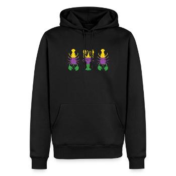 Crawfish Lobster Festival Parade Beads Mardi Gras - Männer Premium Bio Hoodie - Schwarz - Vorne - Nico (187cm)