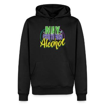 Alcohol Lover Festival Parade Beads Mardi Gras - Männer Premium Bio Hoodie - Schwarz - Vorne - Nico (187cm)