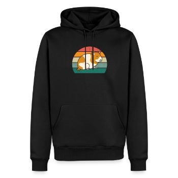 Rodents Rodents Hamster Rat Mouse Squirrel - Men’s Premium Organic Hoodie - black - Front - Nico (187cm)