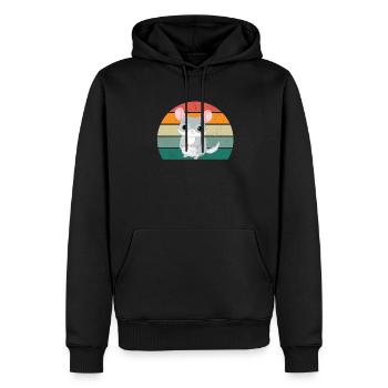 Rodents Rodents Hamster Rat Mouse Squirrel - Men’s Premium Organic Hoodie - black - Front - Nico (187cm)