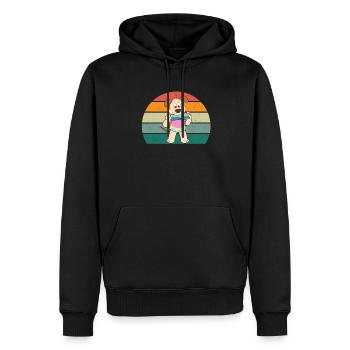 Harmonica Harmonica player Harmonicas - Men’s Premium Organic Hoodie - black - Front - Nico (187cm)