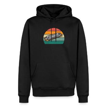 Harmonica Harmonica player Harmonicas - Men’s Premium Organic Hoodie - black - Front - Nico (187cm)