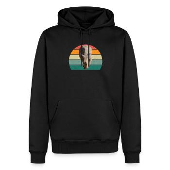 Nashörner dickes Einhorn Afrika Tier Nashorn - Männer Premium Bio Hoodie - Schwarz - Vorne - Nico (187cm)