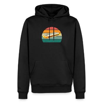 Harmonica Harmonica Player Harmonicas - Men’s Premium Organic Hoodie - black - Front - Nico (187cm)