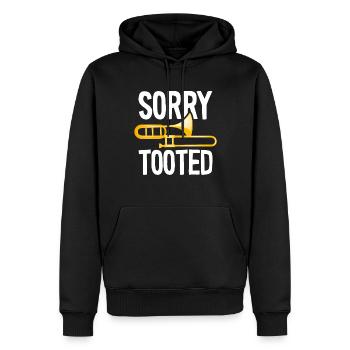Sorry Tooted Trumpet Music Band - Sweat à capuche Premium bio Homme - noir - Devant - Nico (187cm)