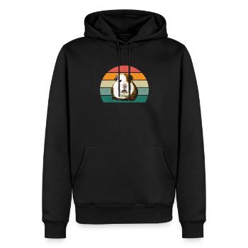 Guinea pig guinea pig mom guinea pig - Men’s Premium Organic Hoodie - black - Front - Nico (187cm)