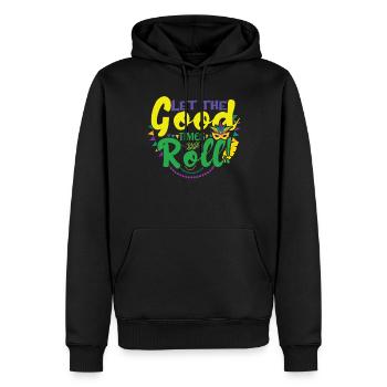 Mask Roll Mardi Festival Parade Beads Mardi Gras - Männer Premium Bio Hoodie - Schwarz - Vorne - Nico (187cm)
