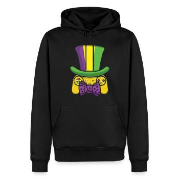 Video Game Gamer Festival Parade Beads Mardi Gras - Männer Premium Bio Hoodie - Schwarz - Vorne - Nico (187cm)