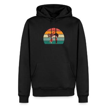 Marriage Marriage Boyfriend Girlfriend Marriage Love - Men’s Premium Organic Hoodie - black - Front - Nico (187cm)