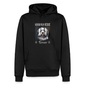 Hunde Spruch Havaneser Design für Hundeliebhaber - Männer Premium Bio Hoodie - Schwarz - Vorne - Nico (187cm)