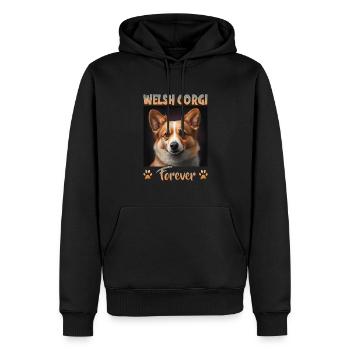 Dog Saying Welsh Corgi Design pour les amoureux des chiens - Sweat à capuche Premium bio Homme - noir - Devant - Nico (187cm)