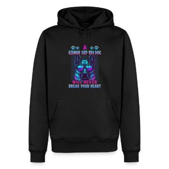 Hunde Deutscher Schäfer Hundeliebhaber - Männer Premium Bio Hoodie - Schwarz - Vorne - Nico (187cm)