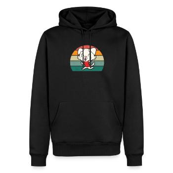 Coureur de course Renner Renner Jogging - Sweat à capuche Premium bio Homme - noir - Devant - Nico (187cm)