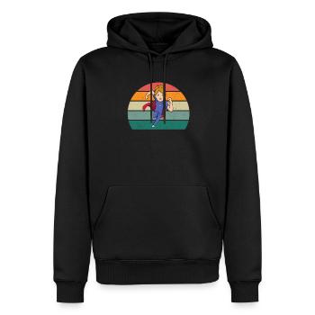 Healing Help Healing Health Nurse - Men’s Premium Organic Hoodie - black - Front - Nico (187cm)