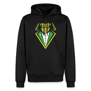 Funny Costume Saint Paddy Shamrock Saint Patricks - Männer Premium Bio Hoodie - Schwarz - Vorne - Nico (187cm)