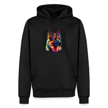 Hunde Deutscher Schäfer Hundeliebhaber - Männer Premium Bio Hoodie - Schwarz - Vorne - Nico (187cm)