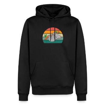 Koalas Koala Bear Australia Marsupial Pouch Koala - Men’s Premium Organic Hoodie - black - Front - Nico (187cm)