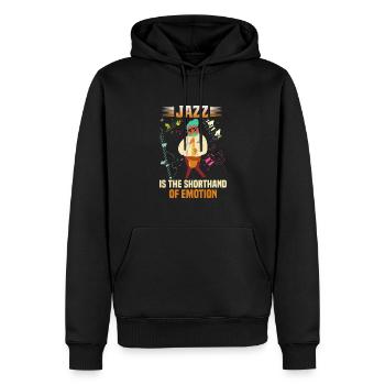 Jazz Musik Orchester Musiker - Männer Premium Bio Hoodie - Schwarz - Vorne - Nico (187cm)