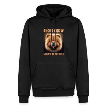 Hunde Spruch Chow Chow für Hundeliebhaber - Männer Premium Bio Hoodie - Schwarz - Vorne - Nico (187cm)