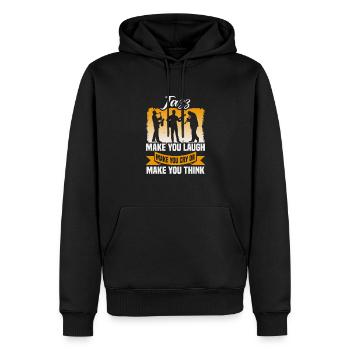 Jazz Musik Orchester Musiker - Männer Premium Bio Hoodie - Schwarz - Vorne - Nico (187cm)