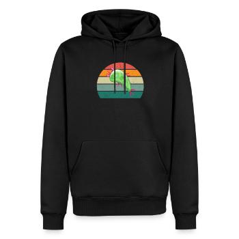 Microscope Tardian Slipper Microbiologie - Sweat à capuche Premium bio Homme - noir - Devant - Nico (187cm)