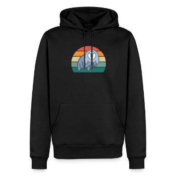 Microscope Tardian Slipper Microbiologie - Sweat à capuche Premium bio Homme - noir - Devant - Nico (187cm)