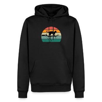 Cat Kätzchen Katzenmama Katzenpapa Frauchen Katze - Männer Premium Bio Hoodie - Schwarz - Vorne - Nico (187cm)