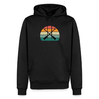 Canoeist Canoeist Canoeist Kayaking Slalom Canoe - Men’s Premium Organic Hoodie - black - Front - Nico (187cm)
