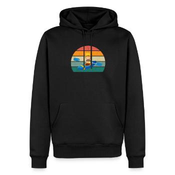 Canoeist Canoeist Canoeist Kayaking Slalom Canoe - Men’s Premium Organic Hoodie - black - Front - Nico (187cm)