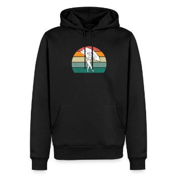 Kanufahrer Kanute Kanufahrt Kajak Slalom Kanu - Männer Premium Bio Hoodie - Schwarz - Vorne - Nico (187cm)