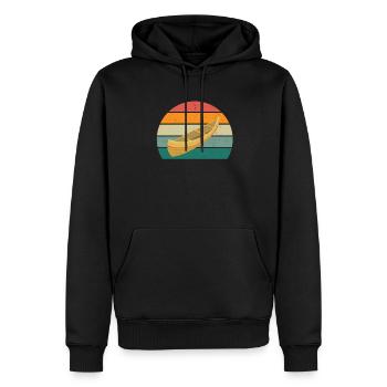 Kanufahrer Kanute Kanufahrt Kajak Slalom Kanu - Männer Premium Bio Hoodie - Schwarz - Vorne - Nico (187cm)