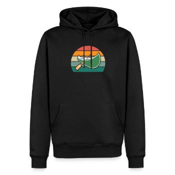 Kanufahrer Kanute Kanufahrt Kajak Slalom Kanu - Männer Premium Bio Hoodie - Schwarz - Vorne - Nico (187cm)