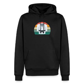 Kampfsportler Kampfsport Judo Aikido Karate Boxen - Männer Premium Bio Hoodie - Schwarz - Vorne - Nico (187cm)
