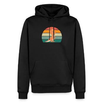 Kängurus Kängurubeutel Springen Boxen känguru - Männer Premium Bio Hoodie - Schwarz - Vorne - Nico (187cm)