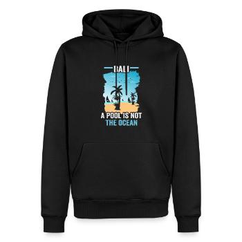 Bali Indonesien Strandurlaub am Meer - Männer Premium Bio Hoodie - Schwarz - Vorne - Nico (187cm)