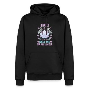 Bali Indonesien Strandurlaub am Meer - Männer Premium Bio Hoodie - Schwarz - Vorne - Nico (187cm)